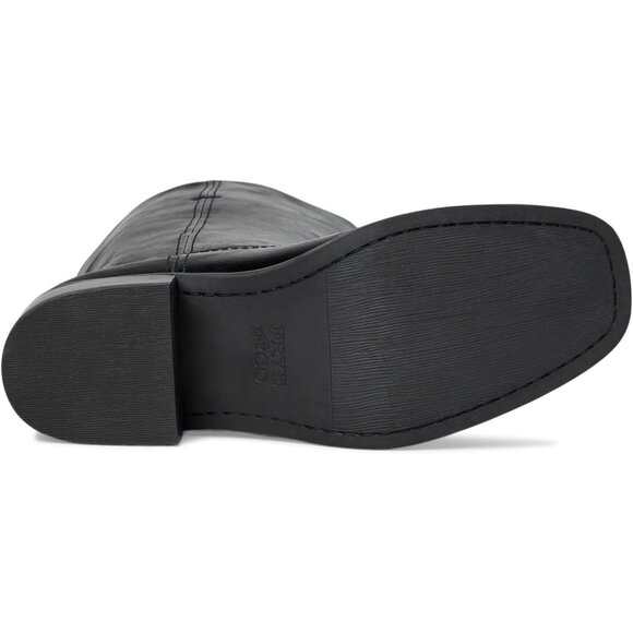 Women's Black Miranda Tall Leather Boots - Elegant, Comfortable, and Trendy - Picture 3 of 7